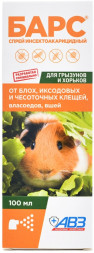 Барс спрей инсектоакарицидный для грызунов - 100 мл