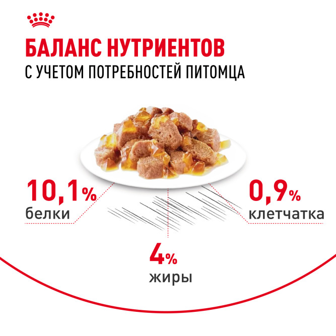 Royal Canin Hair&amp;Skin Care влажный корм для взрослых кошек, для поддержания здоровья кожи и красоты шерсти, тонкие ломтики в желе, в паучах - 85 г х 28 шт