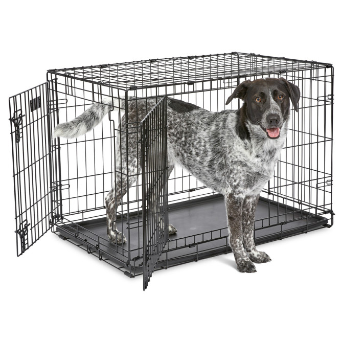 MidWest клетка iCrate 91х58х64h см 2 двери черная