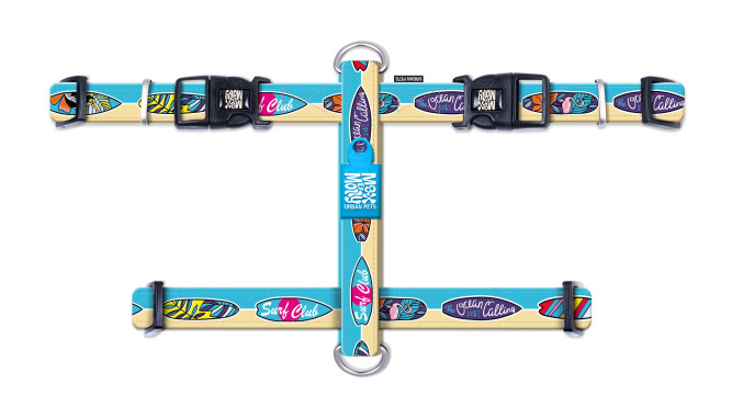 Max&amp;Molly Н-образная шлейка, M, Алоха