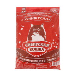 Сибирская Кошка &quot;Универсал&quot; впитывающий наполнитель для кошачьего туалета (цеолит) - 20 л (11,1 кг)