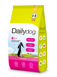 Dailydog Classic Line сухой корм для щенков средних и крупных пород, с ягненком - 1,5 кг