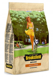 Brooksfield Dog Adult All Breeds сухой корм для взрослых собак с говядиной и рисом - 800 г