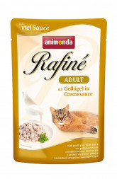 Animonda Rafine Soupe Adult влажный корм для взрослых кошек с домашней птицей в сливочном соусе - 100 г (24 шт в уп)