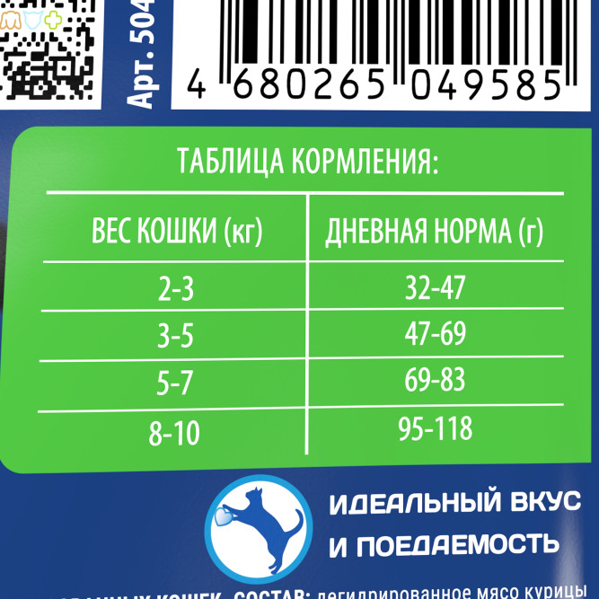 Brit Premium Cat Sterilised сухой корм для взрослых стерилизованных кошек с курицей - 2 кг