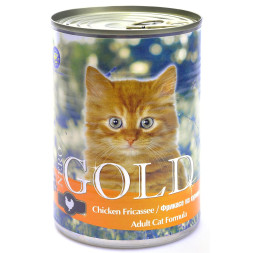 Nero Gold консервы для взрослых кошек с фрикасе из курицы - 810 г х 12 шт