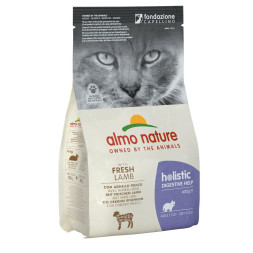 Almo Nature Holistic Digestive Help сухой корм для взрослых кошек с чувствительным пищеварением, профилактика заболеваний ЖКТ, с ягненком - 400 г