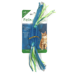 Feline Clean Dental игрушка для кошек Конфетка прорезыватель с лентами, резина