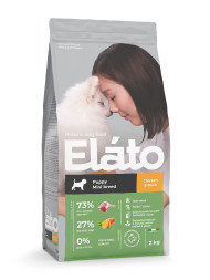 Elato Holistic сухой корм для щенков мелких пород, с курицей и уткой - 2 кг