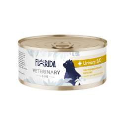 Florida Veterinary Urinary S/O влажный диетический корм для взрослых кошек при мочекаменной болезни, в консервах - 100 г х 12 шт