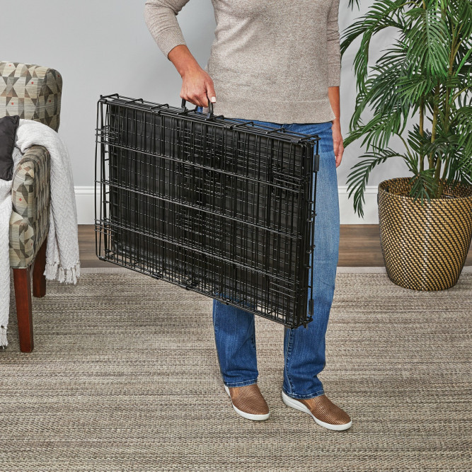 MidWest клетка Life Stages 122х76х84h см 2 двери черная