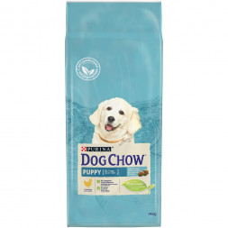 Сухой корм Purina Dog Chow Puppy для щенков всех пород с курицей - 14 кг