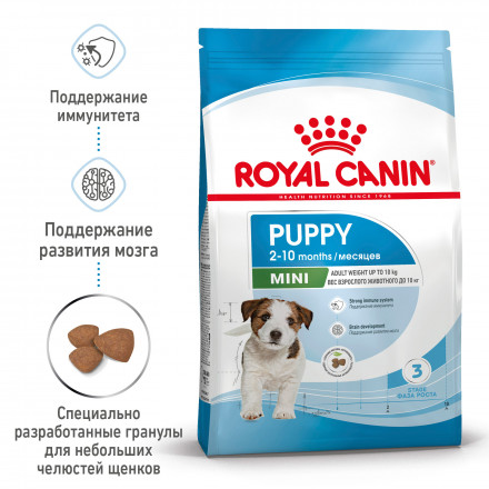 Royal Canin Mini Puppy сухой корм для щенков мелких пород до 8 месяцев - 2 кг