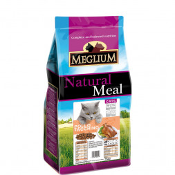 Сухой корм Meglium Adult для кошек с курицей и индейкой
