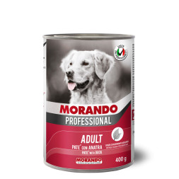 Morando Professional консервированный корм для собак паштет с уткой, в консервах - 400 г х 24 шт