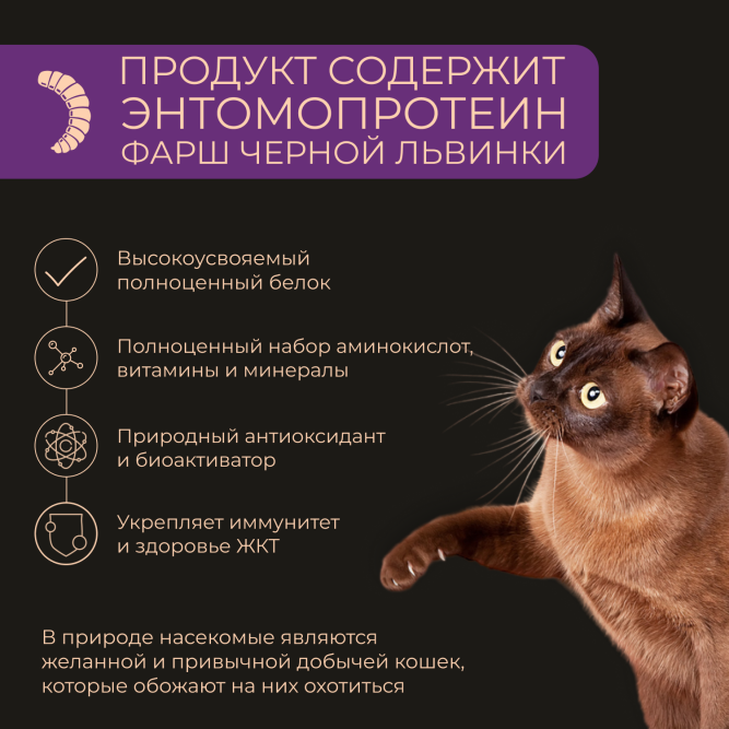 Yumster влажный корм для взрослых кошек с чувствительным пищеварением, паштет с индейкой и печенью, в ламистерах - 100 г х 14 шт