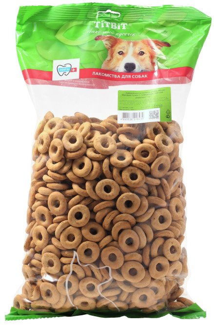 TiTBiT лакомство для собак мелких пород мясные сушки с говядиной - 1 кг