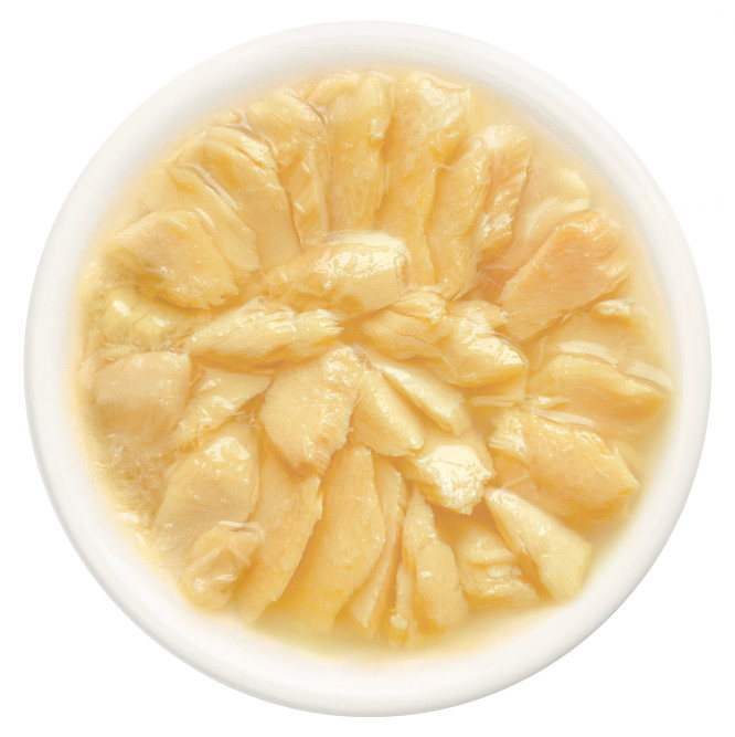 Деревенские лакомства Домашние обеды влажный корм для взрослых кошек с филейным лососем в нежном желе, в паучах - 70 г х 12 шт