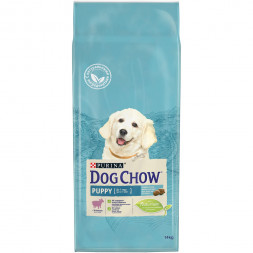 Сухой корм Purina Dog Chow Puppy для щенков до 1 года с ягненком - 14 кг