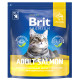 Brit Premium Cat Adult сухой корм для взрослых кошек с лососем - 2 кг