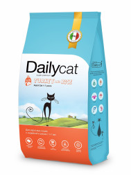 Сухой корм Dailycat Adult Turkey &amp; Rice для взрослых кошек с индейкой и рисом - 1.5 кг