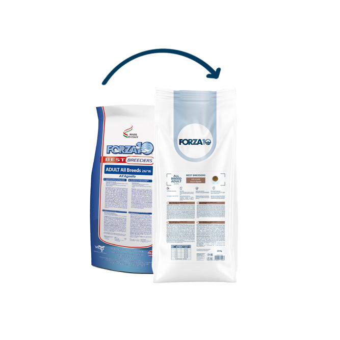 Forza10 Best Breeders All Breed Adult сухой корм для взрослых собак всех пород с ягненком - 20 кг
