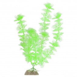 Glofish растение для аквариума пластиковое флуоресцентное зеленое 20-32 см