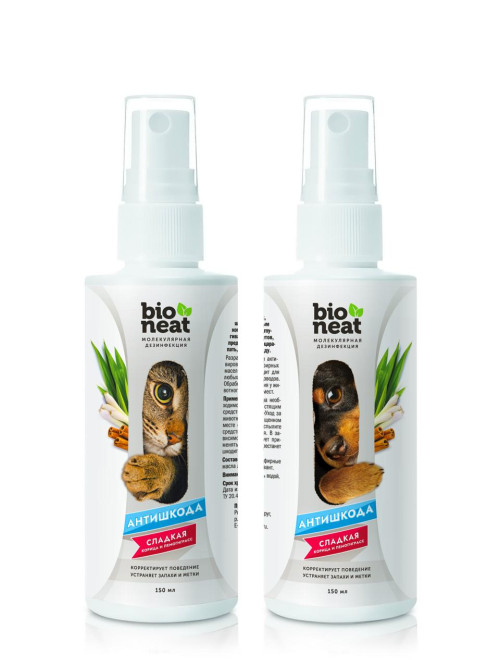 Bioneat средство для коррекции поведения животных "Антишкода. Сладкая" - 150 мл