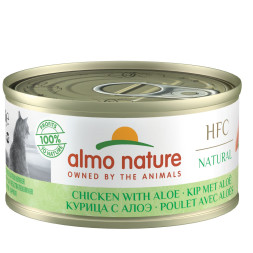 Almo Nature HFC консервы для взрослых кошек с курицей и алоэ - 70 г x 24 шт