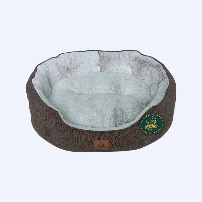 BONITAPET лежанка Тори для животных, коричневая, 72х62х20 см