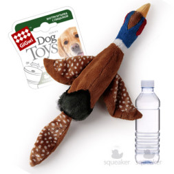 GiGwi CATCH &amp; FETCH игрушка для собак Птица с бутылкой-пищалкой, 57 см