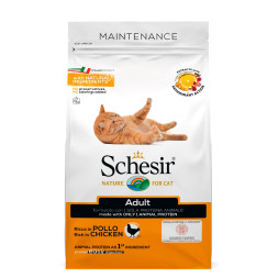 Schesir Cat Adult Сhicken сухой корм для взрослых кошек с курицей - 1,5 кг
