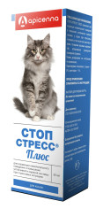 Apicenna Стоп-стресс Плюс суспензия успокоительная для кошек - 30 мл