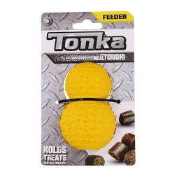 Tonka Игрушка-дозатор для лакомств рифленый 8 мм желтый 8,9 см