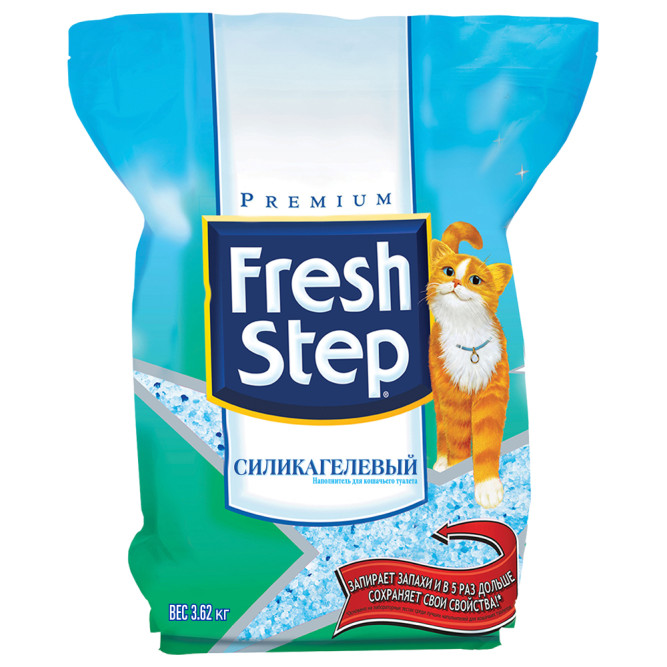 Fresh Step Crystals наполнитель впитывающий силикагелевый - 3,62 кг
