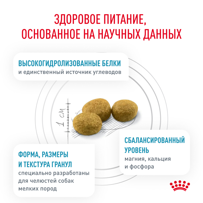 Royal Canin Hypoallergenic HSD 24 Small Dog для взрослых собак при пищевой аллергии 1 кг