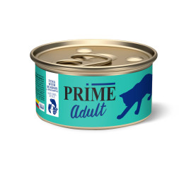 PRIME консервы для взрослых кошек с тунцом, сибасом и ананасом, в собственном соку - 85 г х 12 шт