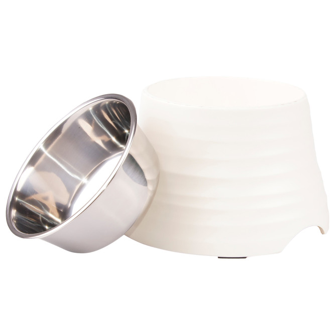 SuperDesign миска для собак меламиновая, 500 мл, белая