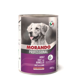 Morando Professional консервированный корм для собак паштет с бараниной, в консервах - 400 г х 24 шт