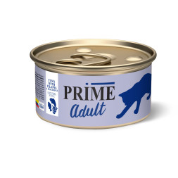 PRIME консервы для взрослых кошек с тунцом, тилапией и ананасом, в собственном соку - 85 г х 12 шт
