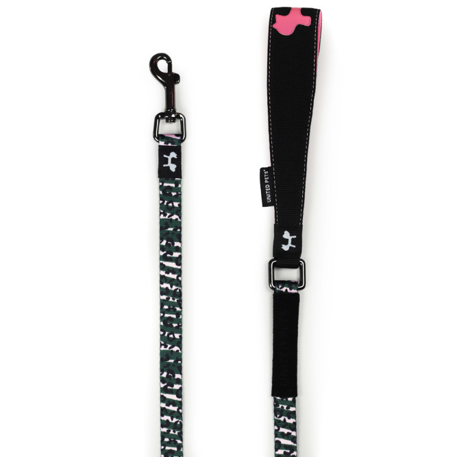 United Pets Complete me поводок для собак, 140 см, 16 мм, розовый камуфляж