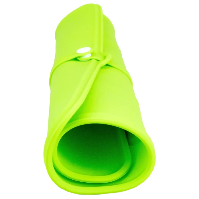 SuperDesign миска дорожная, силиконовая, зеленая
