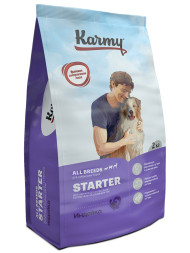 Karmy Sarter сухой корм для щенков с момента отъема до 4 месяцев, беременных и кормящик сук с индейкой - 2 кг
