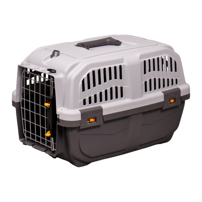 Переноска MPS SKUDO 1 48х31,5х31h см с металлической дверцей и замком серая