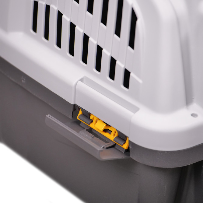 Переноска MPS SKUDO 1 48х31,5х31h см с металлической дверцей и замком серая