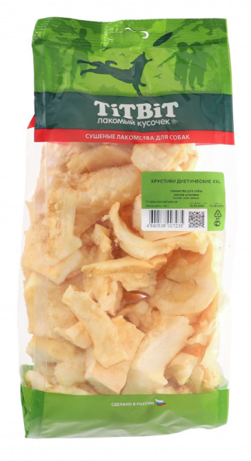 TiTBiT лакомство для собак хрустики диетические XXL - 180 г