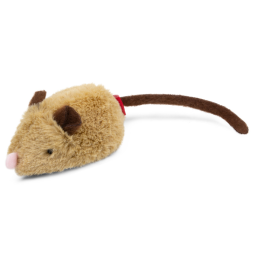 GiGwi SPEEDY CATCH игрушка для кошек интерактивная Мышка со звуковым чипом, 9 см