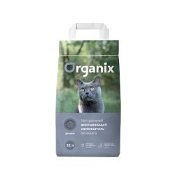 Organix наполнитель впитывающий минеральный для кошачьего туалета, без аромата - 32 л