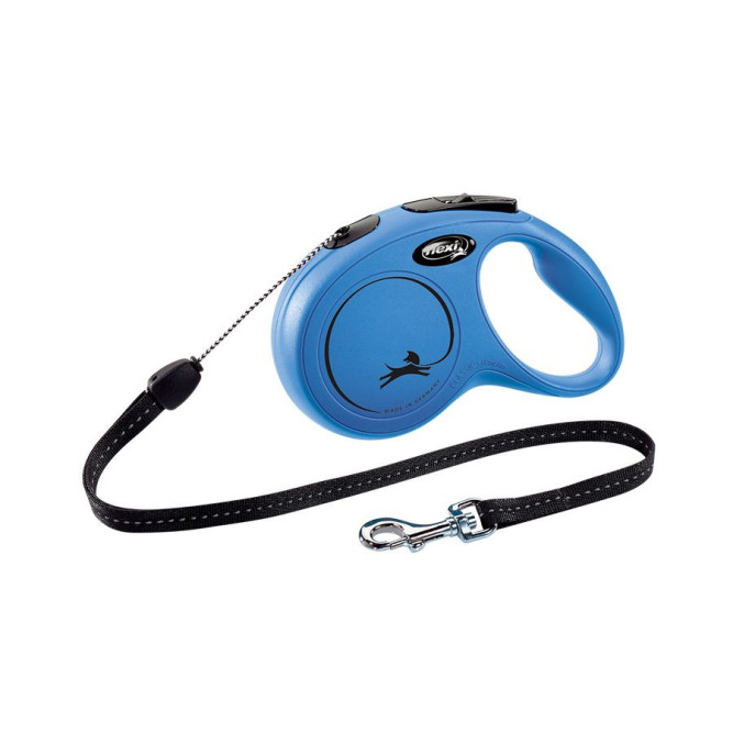 FLEXI рулетка New Classic М (до 20 кг) 5 м трос синяя