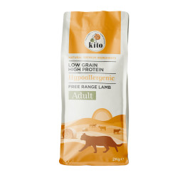 Kito Adult Cat Food Grass-Fed Lamb сухой корм для взрослых кошек, с ягненком свободного выпаса - 2 кг